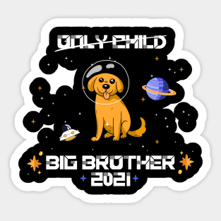 big brother 2021 dog astronaut pregancy announcement Sticker